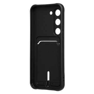 Чехол-накладка с картхолдером для Tecno Spark 40 Pro (Черный) SC304