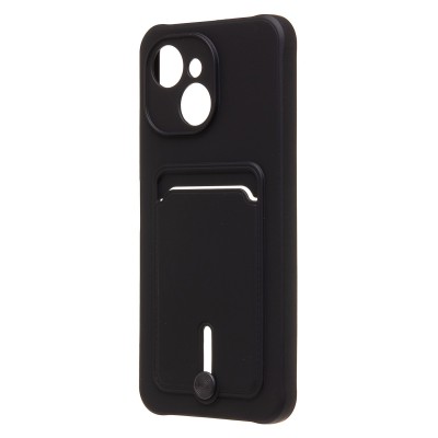 Чехол-накладка с картхолдером для Tecno Spark 40C (Черный) SC304