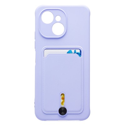 Чехол-накладка с картхолдером для Tecno Spark 40C (Светло-фиолетовый) SC304 Чехол-накладка с картхолдером для Tecno Spark 40C (Светло-фиолетовый) SC304