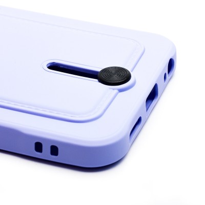 Чехол-накладка с картхолдером для Tecno Spark 40C (Светло-фиолетовый) SC304