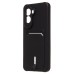 Чехол-накладка с картхолдером для Xiaomi Poco M7 4G (Черный) SC304