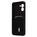 Чехол-накладка с картхолдером для Xiaomi Poco M7 4G (Черный) SC304