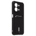 Чехол-накладка с картхолдером для Xiaomi Redmi 15C (Черный) SC304