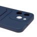 Чехол-накладка с картхолдером для Realme 15T (Темно-синий) SC337