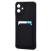 Чехол-накладка с картхолдером для Samsung A075F Galaxy A07 4G (Черный) SC337
