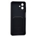 Чехол-накладка с картхолдером для Samsung A075F Galaxy A07 4G (Черный) SC337