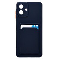 Чехол-накладка с картхолдером для Samsung A075F Galaxy A07 4G (Темно-синий) SC337 Чехол-накладка с картхолдером для Samsung A075F Galaxy A07 4G (Темно-синий) SC337