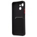 Чехол-накладка с картхолдером для Tecno Spark 40C (Черный) SC337