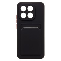 Чехол-накладка с картхолдером для Xiaomi 15T (Черный) SC337