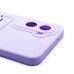 Чехол-накладка с картхолдером для Xiaomi Poco M7 4G (Светло-фиолетовый) SC337