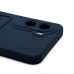 Чехол-накладка с картхолдером для Xiaomi Poco M7 Plus (Темно-синий) SC337