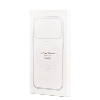 Чехол-накладка для Apple iPhone 17 Pro Max (Прозрачный) SM006 SafeMag