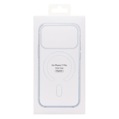 Чехол-накладка для Apple iPhone 17 Pro (Прозрачный) SM006 SafeMag
