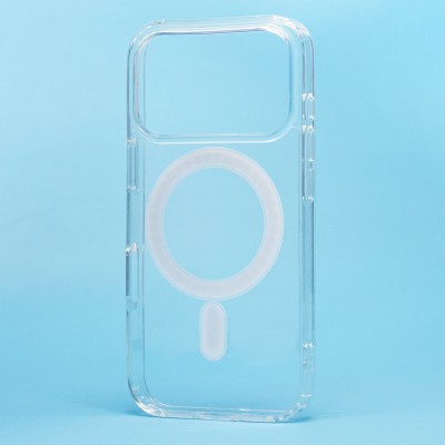 Чехол-накладка для Apple iPhone 17 Pro (Прозрачный) SM006 SafeMag