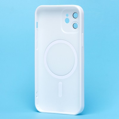 Чехол-накладка для Apple iPhone 12 (Белый) SM020 Matte SafeMag Чехол-накладка для Apple iPhone 12 (Белый) SM020 Matte SafeMag