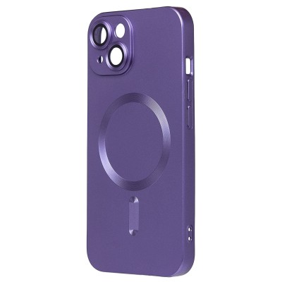 Чехол-накладка для Apple iPhone 14 (Фиолетовый) SM020 Matte SafeMag Чехол-накладка для Apple iPhone 14 (Фиолетовый) SM020 Matte SafeMag