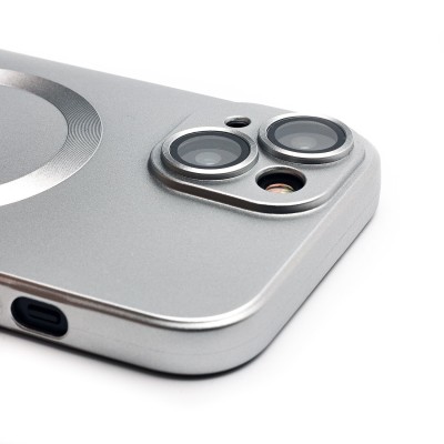 Чехол-накладка для Apple iPhone 15 (Титан) SM020 Matte SafeMag