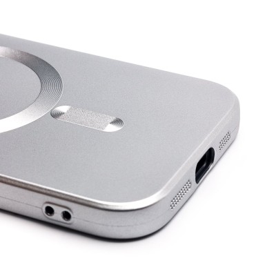 Чехол-накладка для Apple iPhone 15 (Титан) SM020 Matte SafeMag