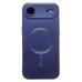 Чехол-накладка для Apple iPhone 17 Air (Глубокий Синий) SM020 Matte SafeMag