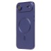 Чехол-накладка для Apple iPhone 17 Air (Глубокий Синий) SM020 Matte SafeMag