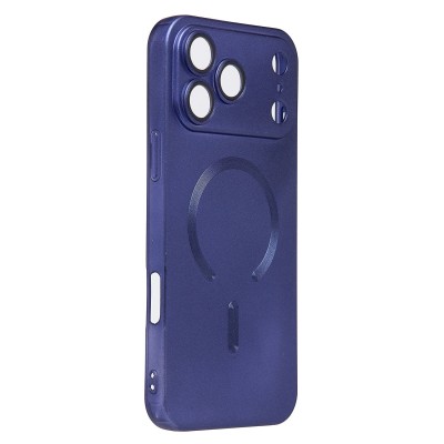 Чехол-накладка для Apple iPhone 17 Pro Max (Глубокий Синий) SM020 Matte SafeMag