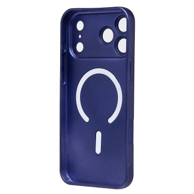 Чехол-накладка для Apple iPhone 17 Pro Max (Глубокий Синий) SM020 Matte SafeMag