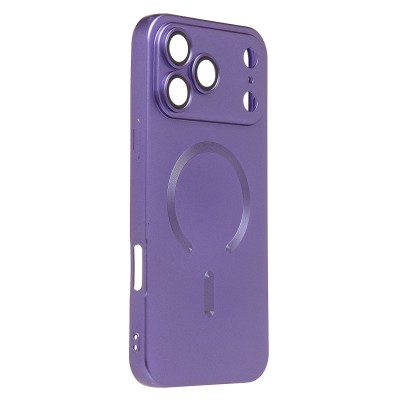 Чехол-накладка для Apple iPhone 17 Pro Max (Фиолетовый) SM020 Matte SafeMag
