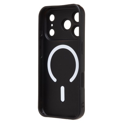 Чехол-накладка для Apple iPhone 17 Pro (Черный) SM020 Matte SafeMag