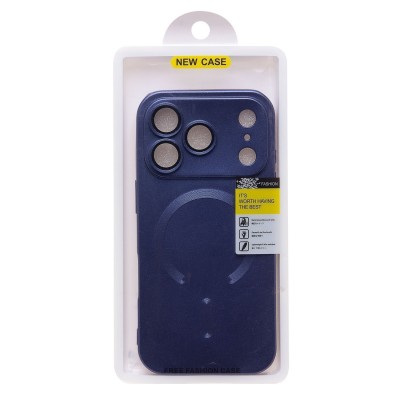 Чехол-накладка для Apple iPhone 17 Pro (Глубокий Синий) SM020 Matte SafeMag