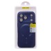 Чехол-накладка для Apple iPhone 17 Pro (Глубокий Синий) SM020 Matte SafeMag