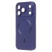 Чехол-накладка для Apple iPhone 17 Pro (Глубокий Синий) SM020 Matte SafeMag