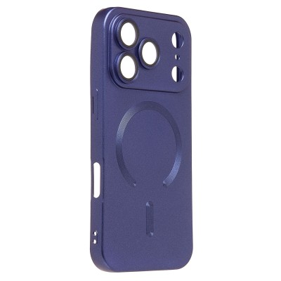 Чехол-накладка для Apple iPhone 17 Pro (Глубокий Синий) SM020 Matte SafeMag
