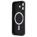 Чехол-накладка для Apple iPhone 17 (Черный) SM020 Matte SafeMag