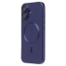 Чехол-накладка для Apple iPhone 17 (Глубокий Синий) SM020 Matte SafeMag
