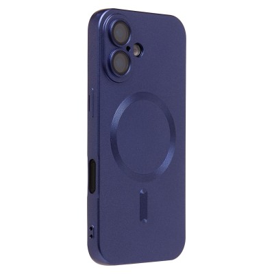 Чехол-накладка для Apple iPhone 17 (Глубокий Синий) SM020 Matte SafeMag