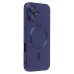Чехол-накладка для Apple iPhone 17 (Глубокий Синий) SM020 Matte SafeMag