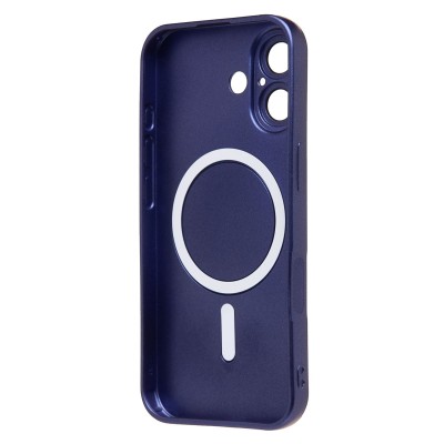 Чехол-накладка для Apple iPhone 17 (Глубокий Синий) SM020 Matte SafeMag