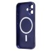 Чехол-накладка для Apple iPhone 17 (Глубокий Синий) SM020 Matte SafeMag