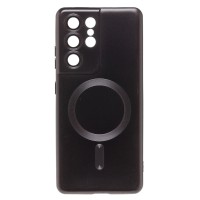 Чехол-накладка для Samsung G998 Galaxy S21 Ultra (Черный) SM020 Matte SafeMag