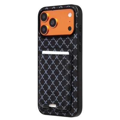 Чехол-накладка c картхолдером для Apple iPhone 17 Pro Max (Черный) SM022 SafeMag