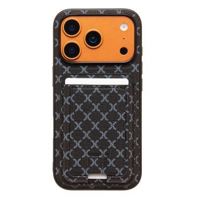 Чехол-накладка c картхолдером для Apple iPhone 17 Pro (Черный) SM022 SafeMag