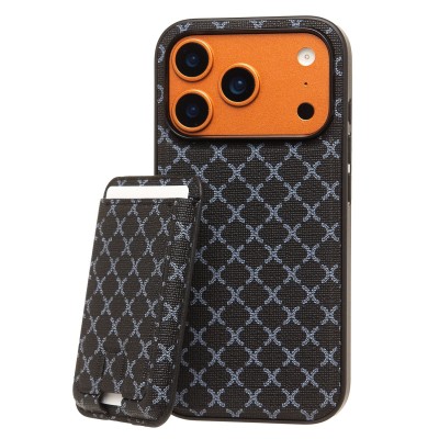 Чехол-накладка c картхолдером для Apple iPhone 17 Pro (Черный) SM022 SafeMag