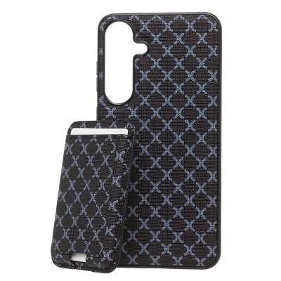 Чехол-накладка c картхолдером для Samsung S936B Galaxy S25 Plus (Черный) SM022 SafeMag