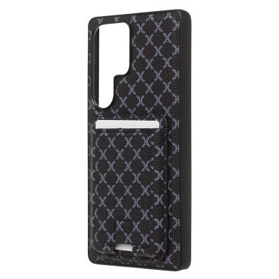Чехол-накладка c картхолдером для Samsung S938B Galaxy S25 Ultra (Черный) SM022 SafeMag