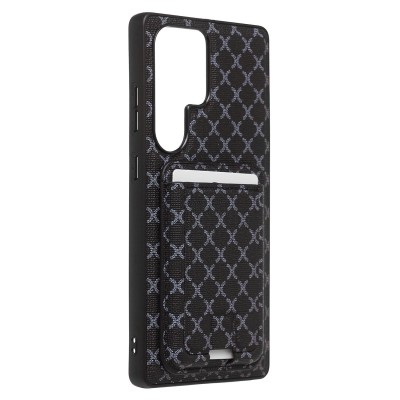 Чехол-накладка c картхолдером для Samsung S938B Galaxy S25 Ultra (Черный) SM022 SafeMag