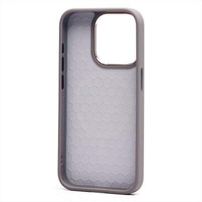 Чехол-накладка для Apple iPhone 15 Pro (Золотой Титан) SM023 SafeMag