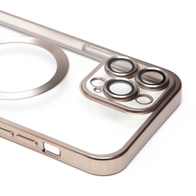 Чехол-накладка для Apple iPhone 13 Pro Max (Титан) SM027 SafeMag