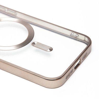 Чехол-накладка для Apple iPhone 13 Pro Max (Титан) SM027 SafeMag