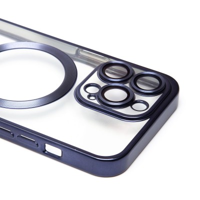 Чехол-накладка для Apple iPhone 13 Pro (Синий Титан) SM027 SafeMag