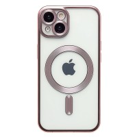 Чехол-накладка для Apple iPhone 14 (Розовый) SM027 SafeMag Чехол-накладка для Apple iPhone 14 (Розовый) SM027 SafeMag
